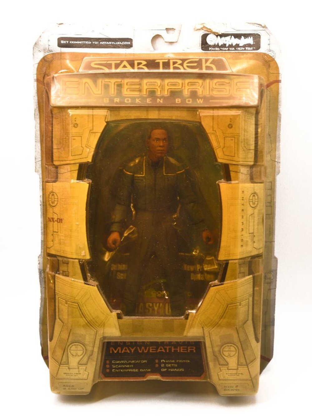 Star Trek Enterprise Mayweather Figure 2002 Art Asylum Broken Bow